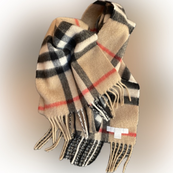 NEW🔥BURBERRY Kid SCARF🧣 100% Cashmere Mega NOVA CHECK🔥UNISEX - Picture 14 of 14